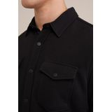 Fundamentals - Heren Regular Fit Overshirt - Zwart - Katoenmix
