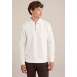 WE Fashion Heren sweater met structuur