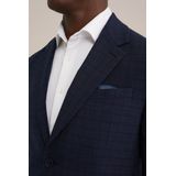 WE Fashion - Slim Fit Blazer - Donkerblauw - Wolmix