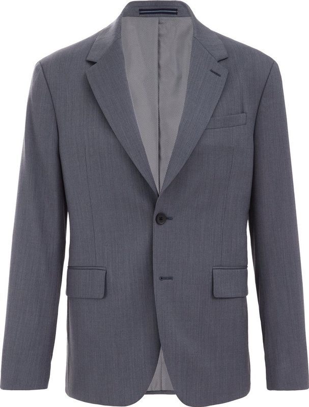 WE Fashion - Heren Premium Slim Fit Blazer - Grijs