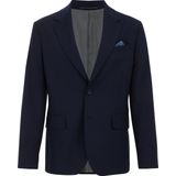 WE Fashion - Colbert - Donkerblauw - Slim Fit - Wol en Polyester