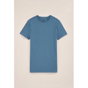 WE Fashion Jongens basic T-shirt met ronde hals