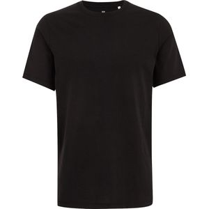 WE Fashion - Heren T-shirt - Zwart - 100% Katoen - Regular fit