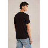 WE Fashion Heren T-shirt van 100 katoen