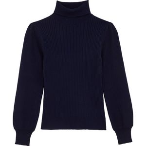 WE Fashion Meisjes coltrui met van ribstof