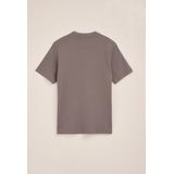 T-shirt - Effen - Katoen - Korte Mouwen - Slim Fit - Geborduurd Logo