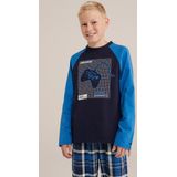 WE Fashion - Jongens Pyjamaset - Regular Fit - Katoenmix