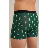 WE Fashion - Boxershort - Met Print - Zacht Katoen - Hoge Taille - Lange Pijpen