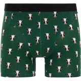 WE Fashion - Boxershort - Met Print - Zacht Katoen - Hoge Taille - Lange Pijpen