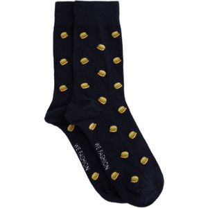 WE Fashion - Sportsokken - Donkerblauw - All Over Print