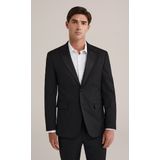 WE Fashion - Colbert - Zwart - Slim Fit - Polyester - Smokingkraag