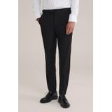 WE Fashion - Slim Pantalon - Zwart