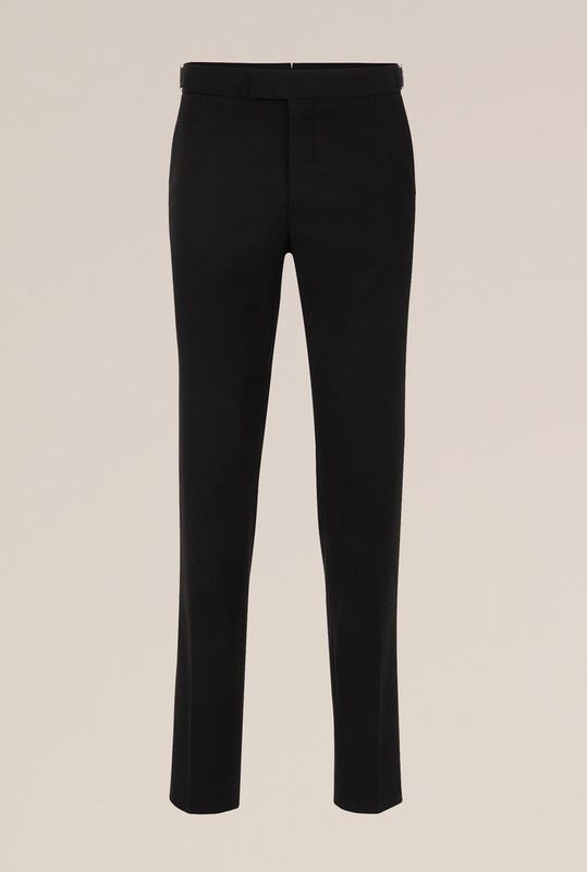 WE Fashion - Slim Pantalon - Zwart