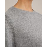 WE Studio - Dames trui van wol en kasjmier - Regular fit - Grijs - Wol - Maat: S
