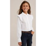 WE Fashion Meisjes blouse met gllittergaren