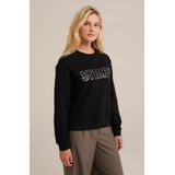 WE Fashion Dames sweater met embroidery