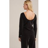 WE Fashion Dames top met glittergaren