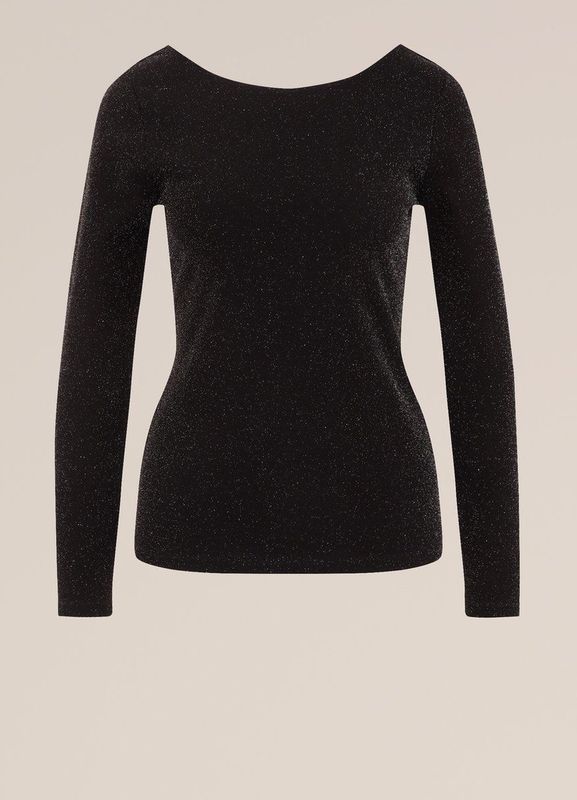 WE Fashion Dames top met glittergaren