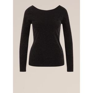 WE Fashion Dames top met glittergaren