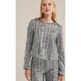 WE Fashion - Pailletten Top - Regular Fit - Lange Mouwen