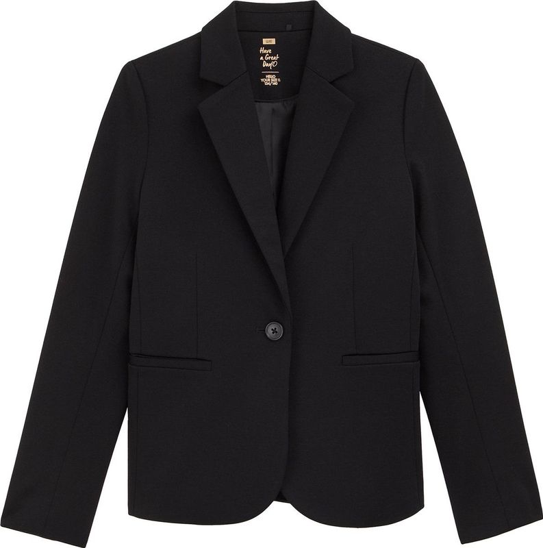 WE Fashion - Regular Fit Blazer - Zwart