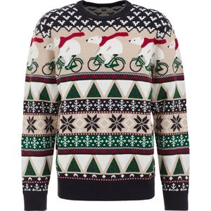 WE Fashion Heren trui met jacquard-dessin