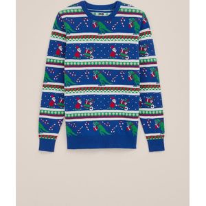 WE Fashion - Jongens Trui - Regular Fit - Katoen - Kerstdessin