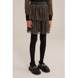 WE Fashion - Meisjes Rok - Regular Fit - Goud - Geweven Kwaliteit