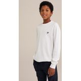 WE Fashion - Jongens T-shirt - Katoen - Regular Fit - Geborduurde Swallow