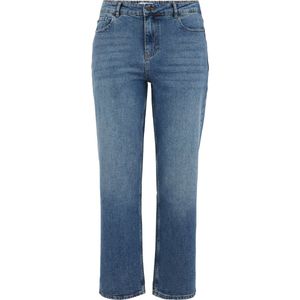 Blue Ridge - Dames Straight fit jeans met stretch - Curve - Donkerblauw - Katoen - Plus Size Maat: 50