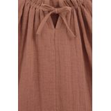 WE Fashion - Blouse - Bruin - Katoen - Regular Fit