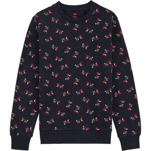 WE Fashion - Jongens Trui - Donkerblauw - Regular Fit - Katoen