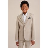 WE Fashion Jongens slim fit blazer met stretch