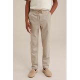 Pantalon - Gemêleerd - Jersey - Aantrekkoordjes - Smalle Pijpen