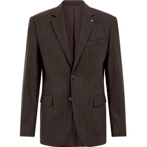 WE Fashion - Aram - Colbert - Donkerbruin - Slim Fit