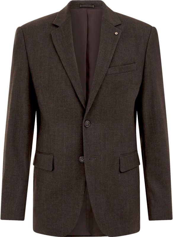 WE Fashion - Aram - Colbert - Donkerbruin - Slim Fit