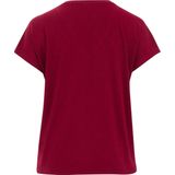 WE Fashion Dames T-shirt met jacquard-dessin - Curve