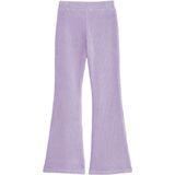 WE Fashion Meisjes velvet flared legging van ribstof