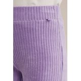 WE Fashion Meisjes velvet flared legging van ribstof