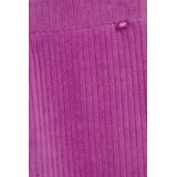 WE Fashion Meisjes velvet flared legging van ribstof