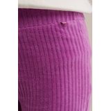WE Fashion Meisjes velvet flared legging van ribstof