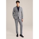 Van Gils - Slim Fit Blazer - Grijs - Italiaanse Kwaliteit - Katoen