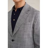 Van Gils - Slim Fit Blazer - Grijs - Italiaanse Kwaliteit - Katoen