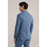 Van Gils - Slim Fit Blazer - Donkerblauw - Italiaanse Kwaliteit - Katoen
