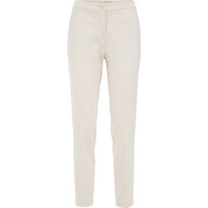 WE Fashion - Tapered Fit Chino - Ecru - Dames