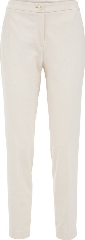 WE Fashion - Tapered Fit Chino - Ecru - Dames