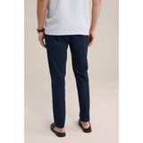 Fundamentals - Heren Tapered Fit Chino - Donkerblauw - Katoen