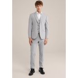 Blazer - Gevoerd - Stretchstof - Slim Fit - Dubbele Knoopsluiting