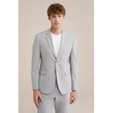 Blazer - Gevoerd - Stretchstof - Slim Fit - Dubbele Knoopsluiting