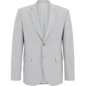 Blazer - Gevoerd - Stretchstof - Slim Fit - Dubbele Knoopsluiting